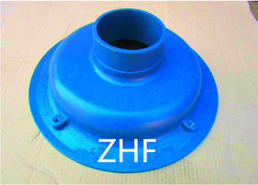 Blue 3"  Roof Drain Cast Iron No Hub Outlet Sand Casting Anti Rust